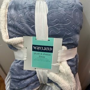 Wayland Plush & Sherpa Throw
